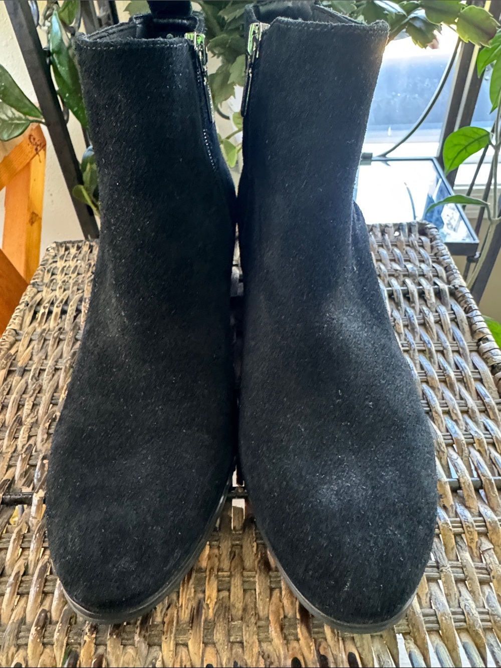 BLONDO Sydney Waterproof Black Leather Suede Ankle Boot Women’s Size 7.5 - Picture 1 of 10